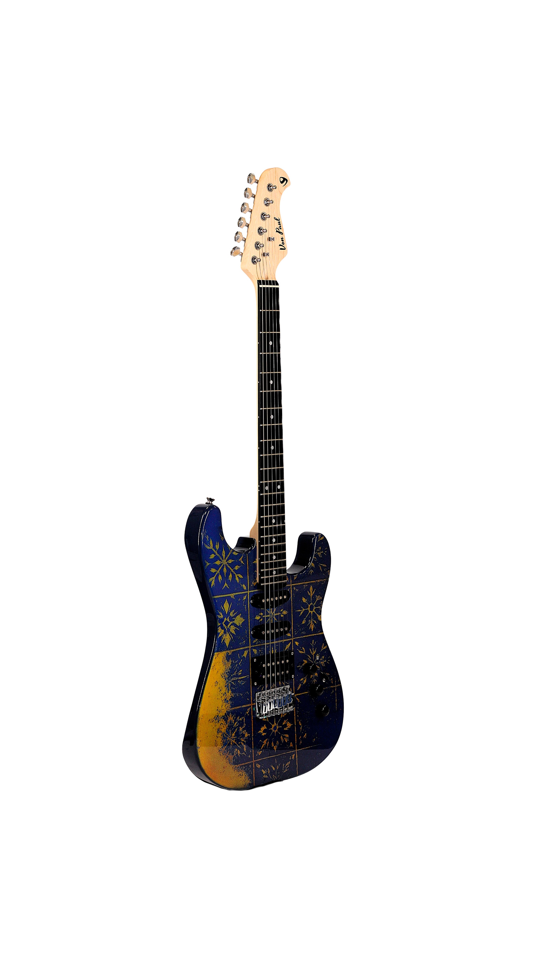 Guitarra Electrica Strato SSH Blue Retro